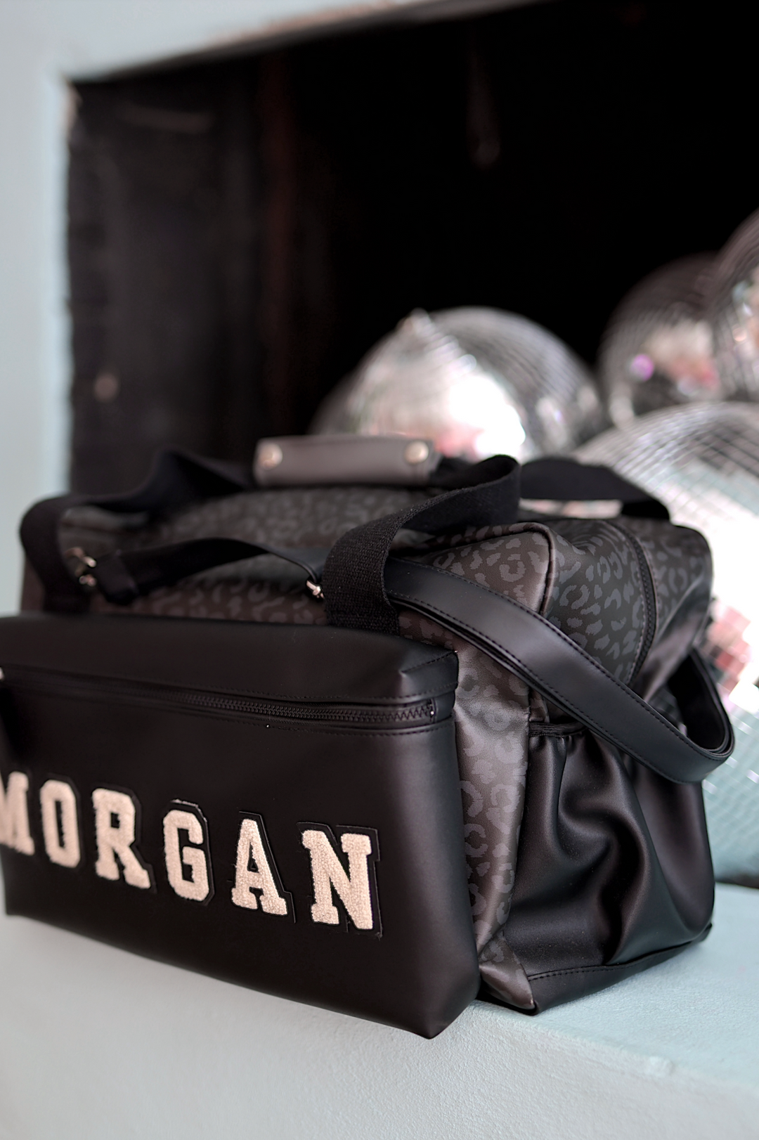 Custom Duffle Bag - Midnight Cheetah