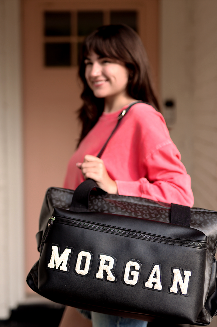 Custom Duffle Bag - Midnight Cheetah