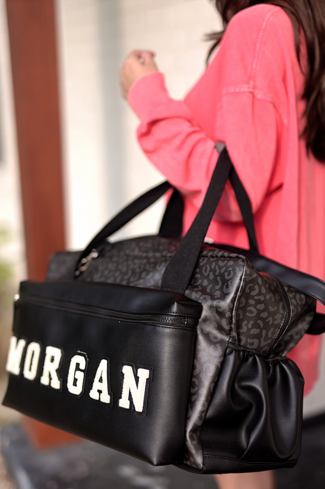 Custom Duffle Bag - Midnight Cheetah