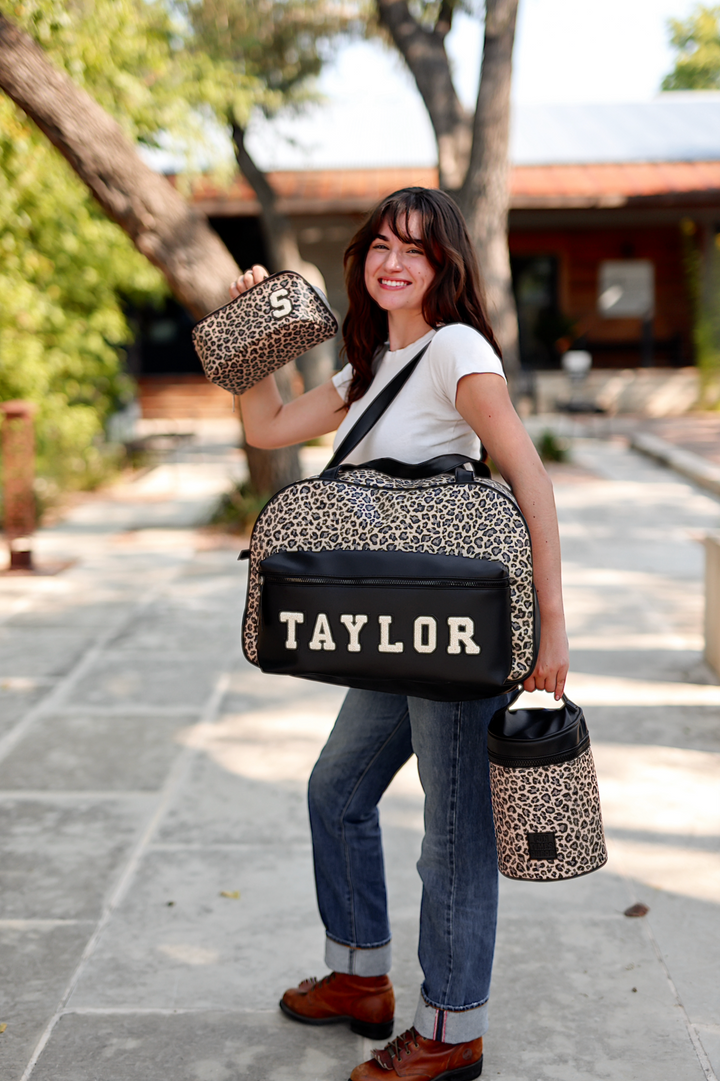 Custom Duffle Bag - Traditional Cheetah