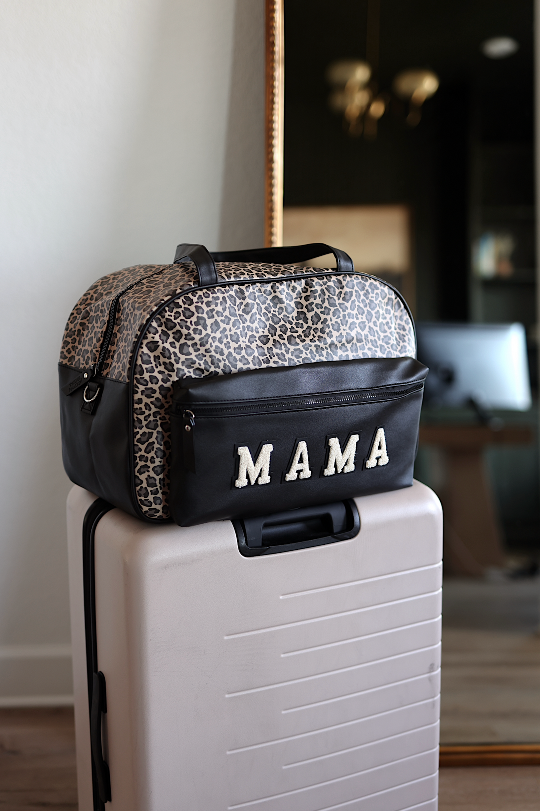 Duffle Bag MAMA - Traditional Cheetah