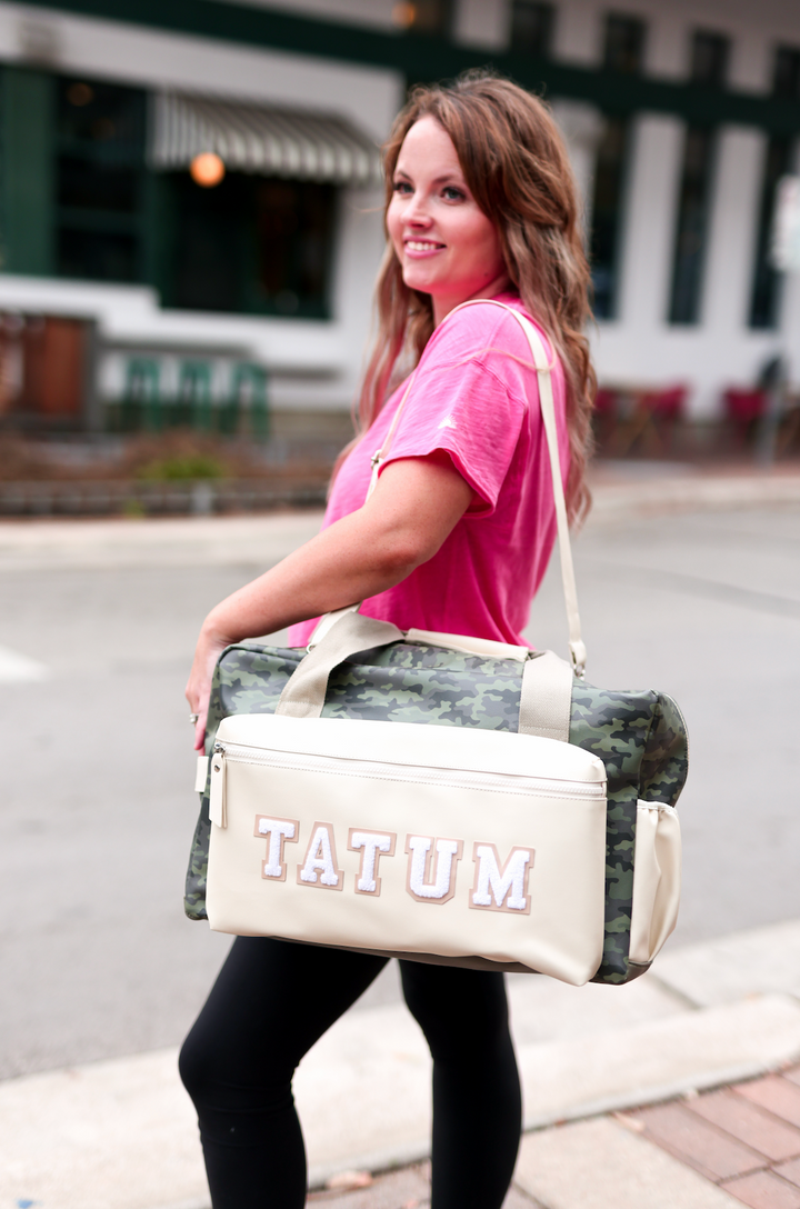 Custom Duffle Bag - Hometown Camo (Long-Pocket)