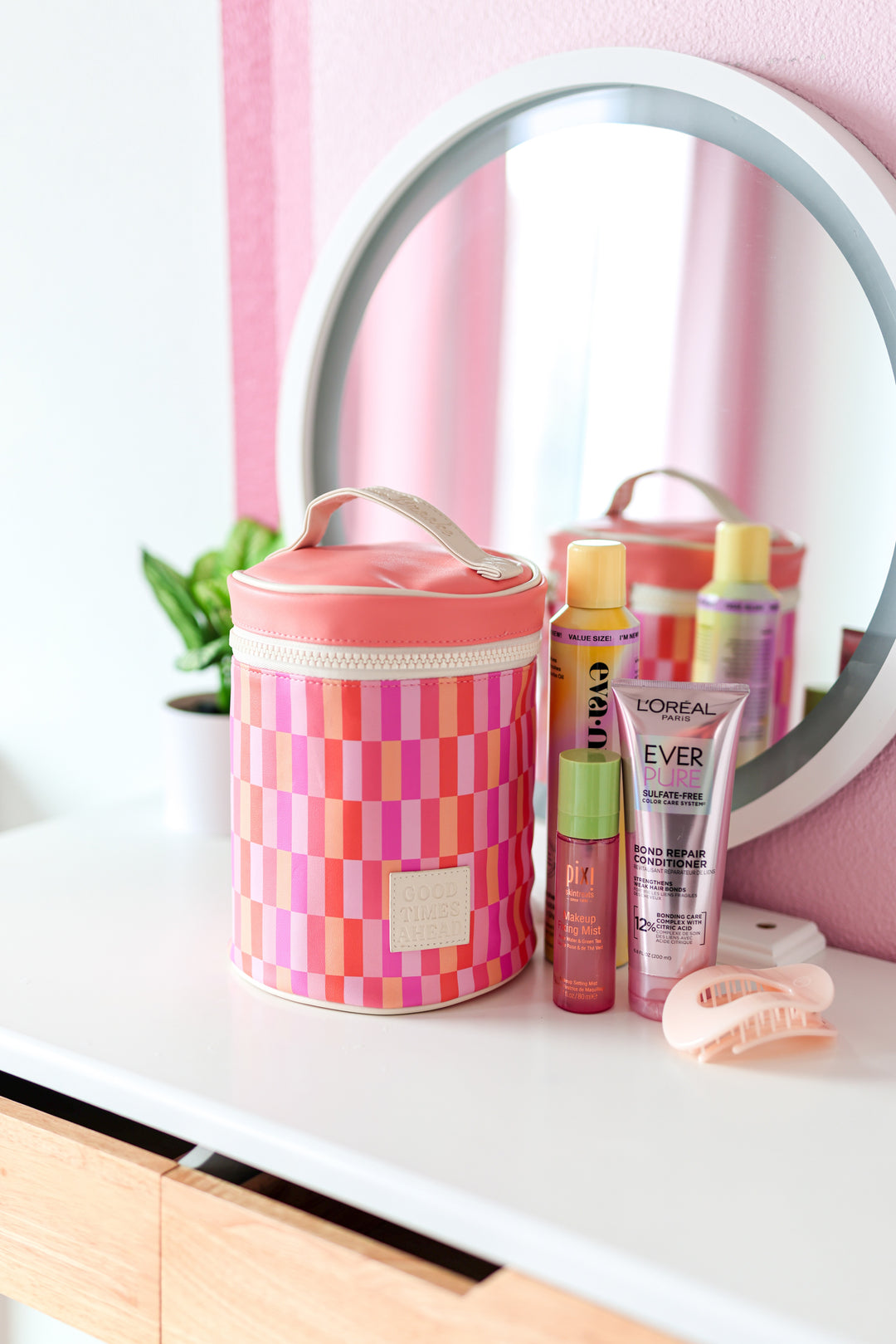 Barrel Toiletry Bag Sedona Coral Pink Barrel Toiletry Bag Sedona Coral Pink