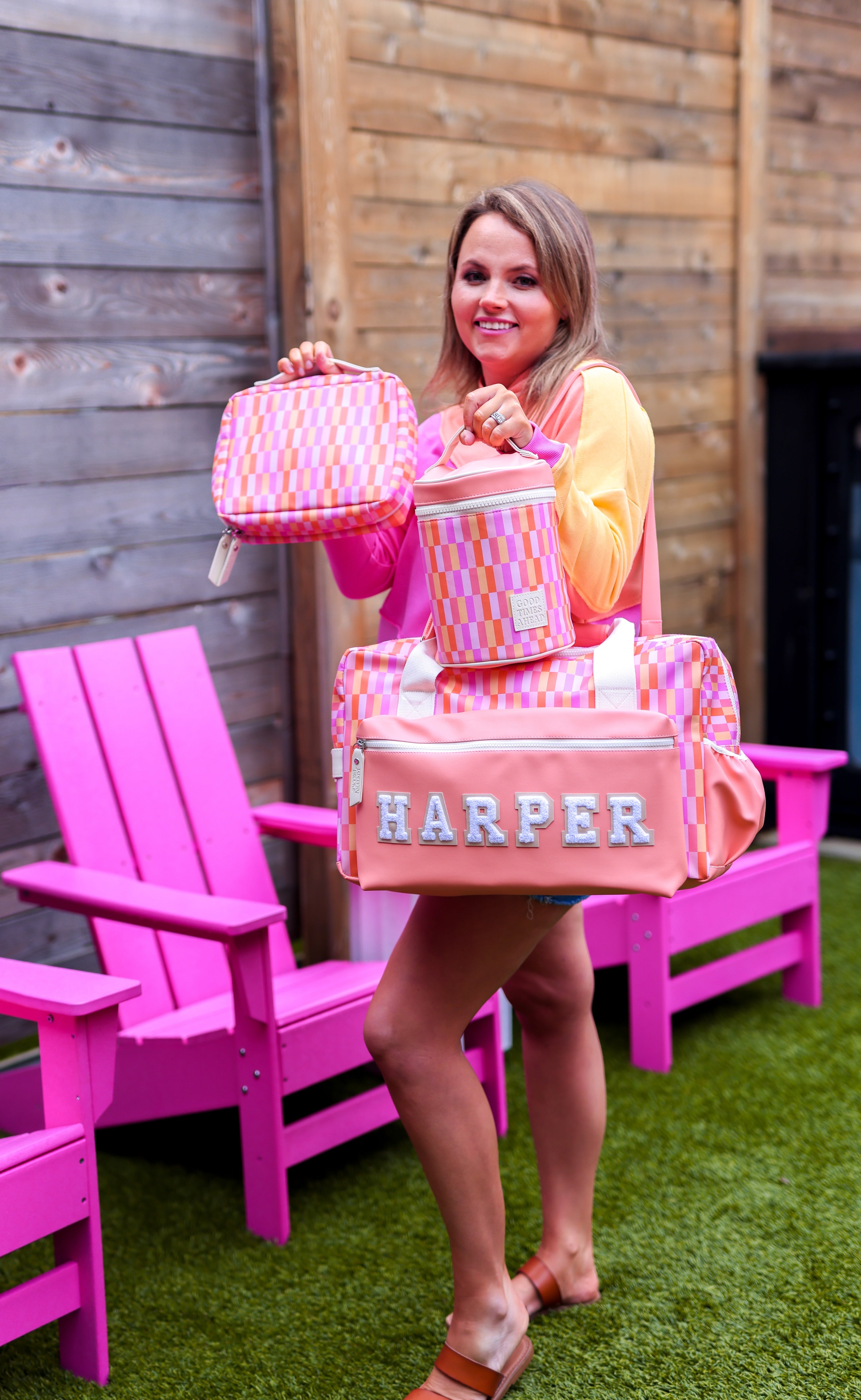 Custom Duffle Bag - Sedona (Coral/Pink) – Jadelynn Brooke®