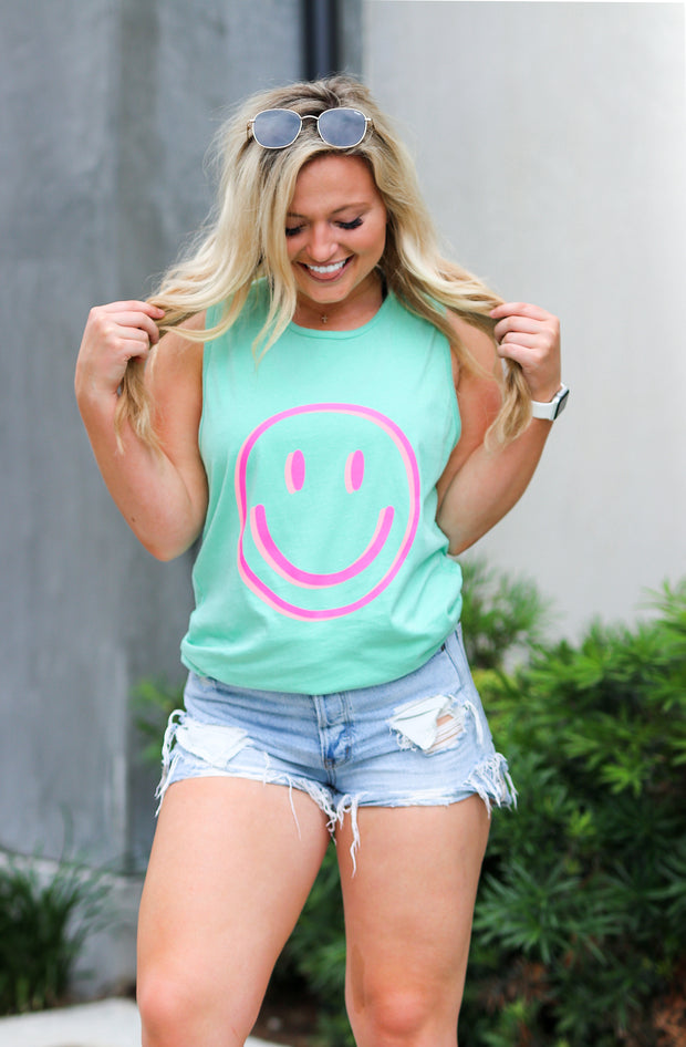 Happy (chalky mint) - Tank