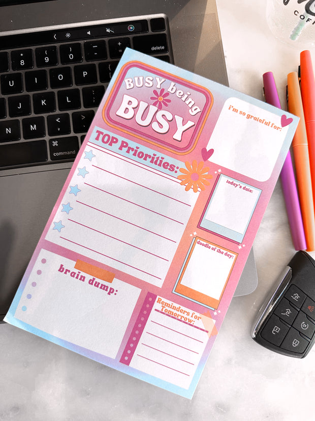 Notepad - Busy Being Busy