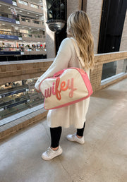 Duffle Bag (Cream) - Wifey