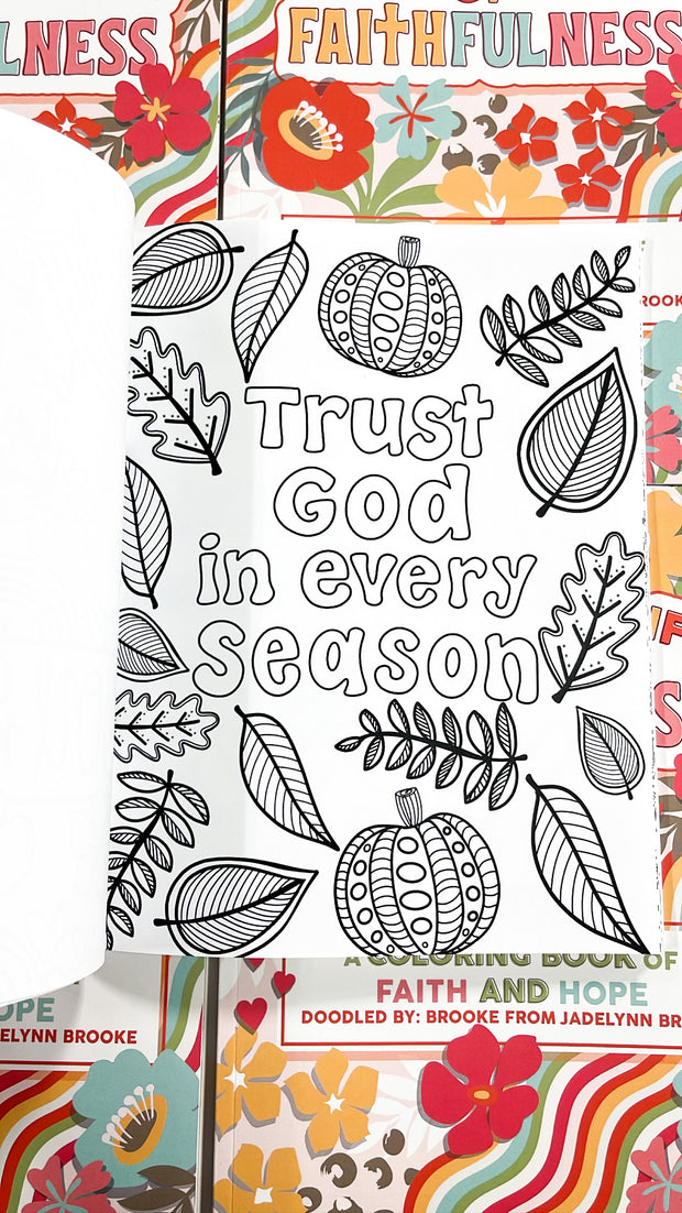 Coloring Book - Coloring A Life Of Faithfulness