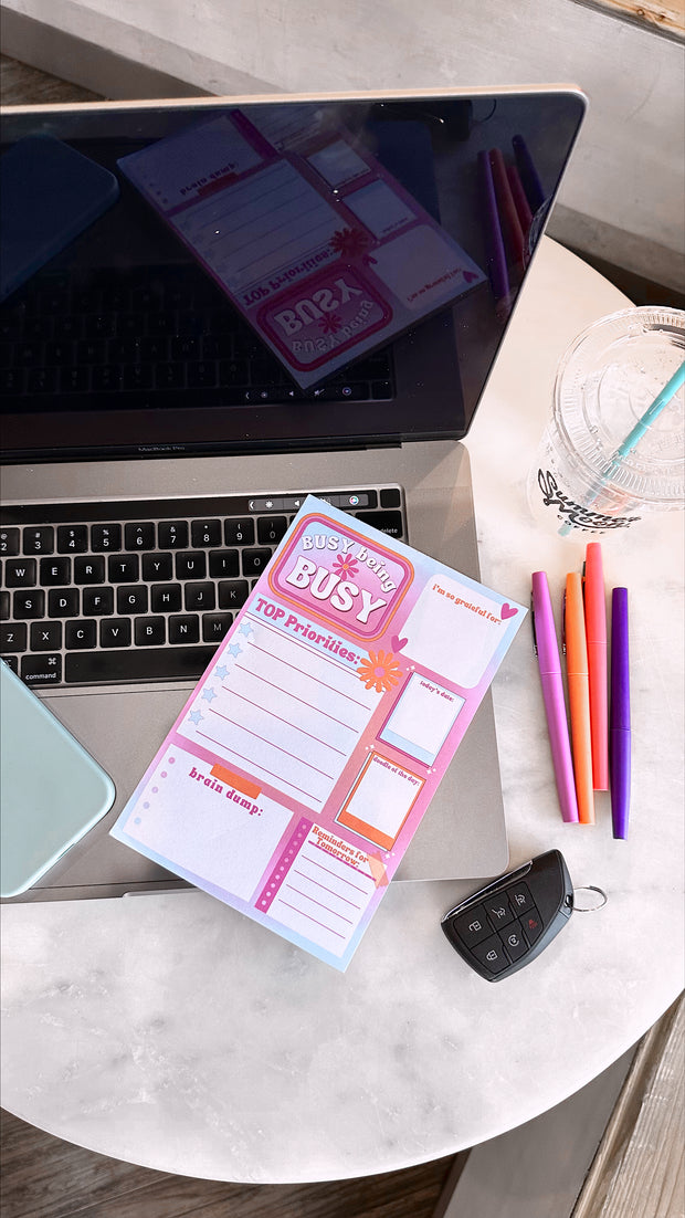 Notepad - Busy Being Busy