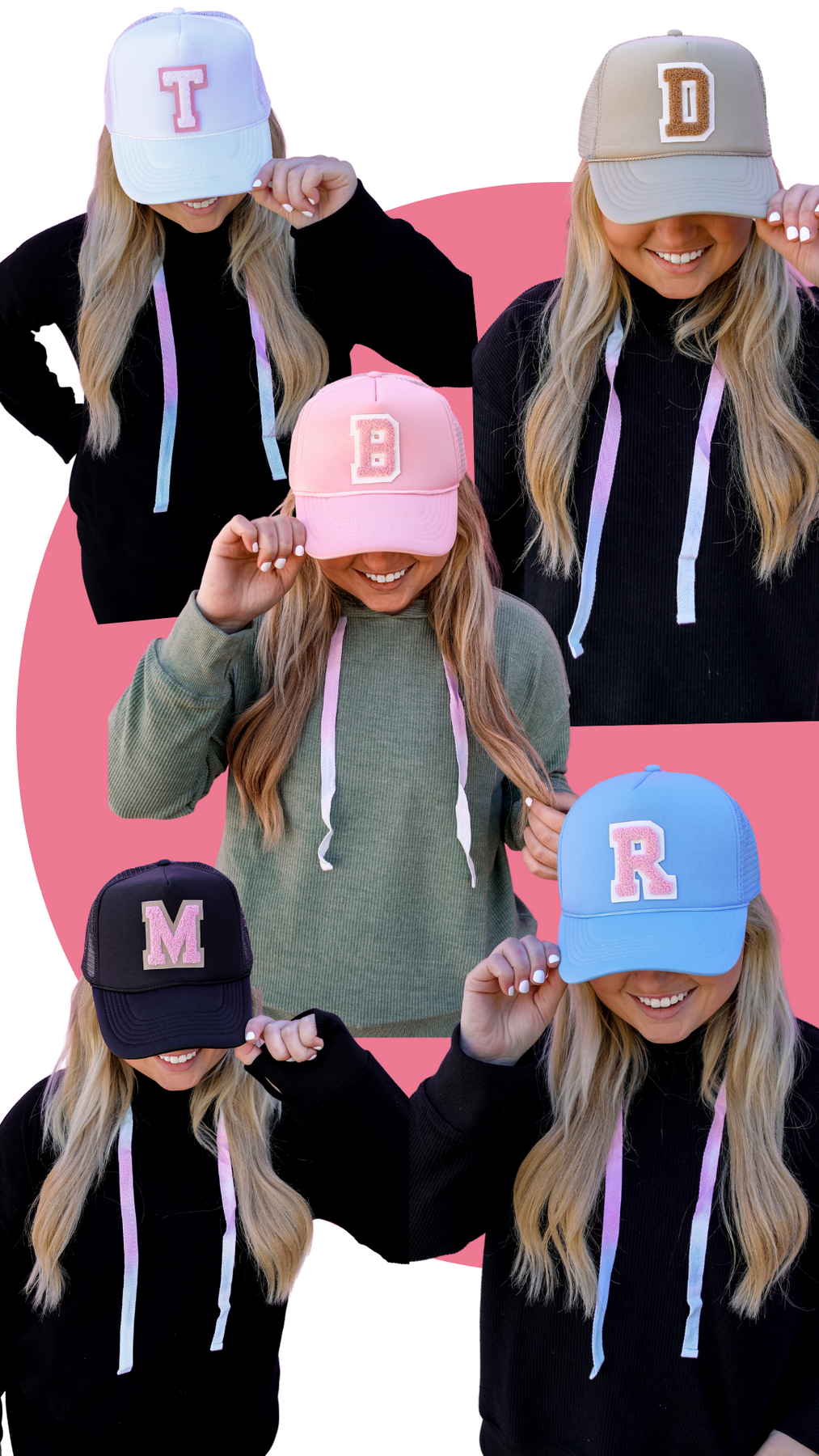 Build Your Own Trucker Hat Letter Patches Jadelynn Brooke