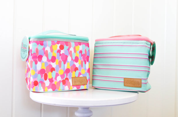 Lunch Box (Mint Stripe) - Boss Babe