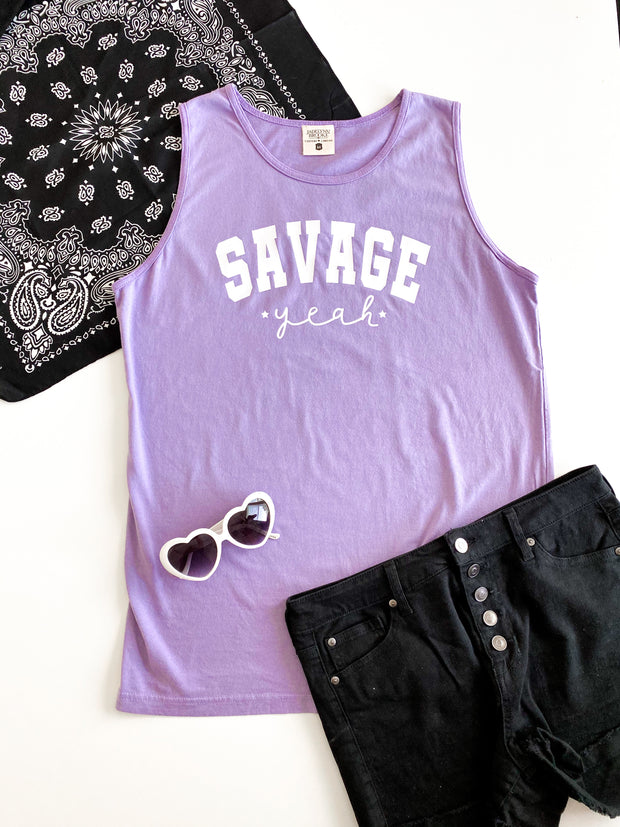 Savage Yeah (Lavender) - Tank