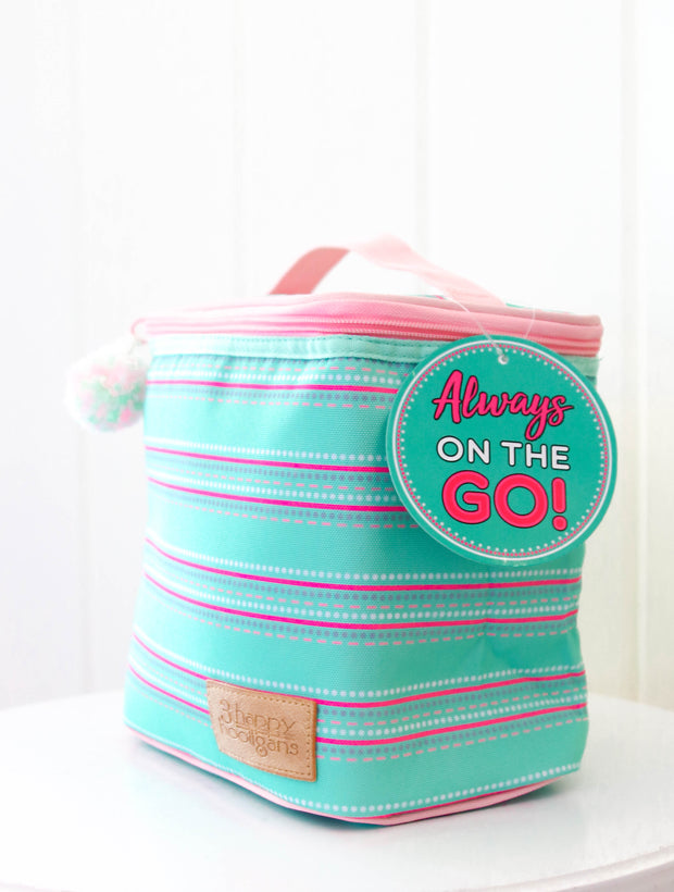 Lunch Box (Mint Stripe) - Boss Babe