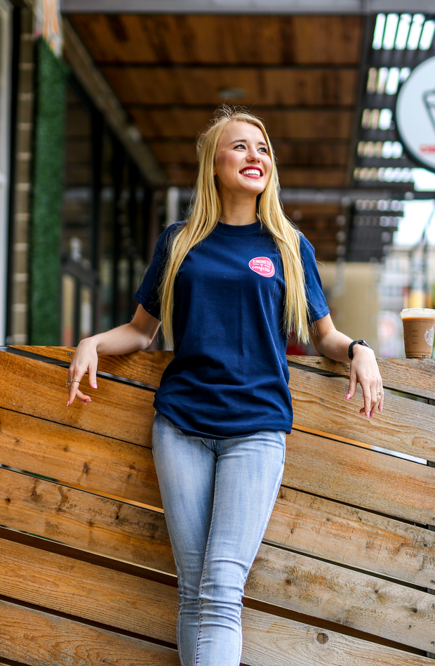 K&C - Cling To What Is Good (Athletic Navy) - Short Sleeve/Crew