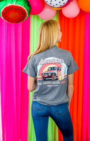 K&C - Adventures Are Better With Dogs (Grey) - Short Sleeve/Crew