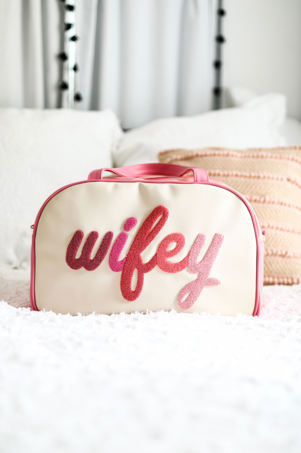 Duffle Bag (Cream) - Wifey