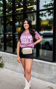 TSL - Let's Go Girls (Orchid Heather) - Short Sleeve / Crew