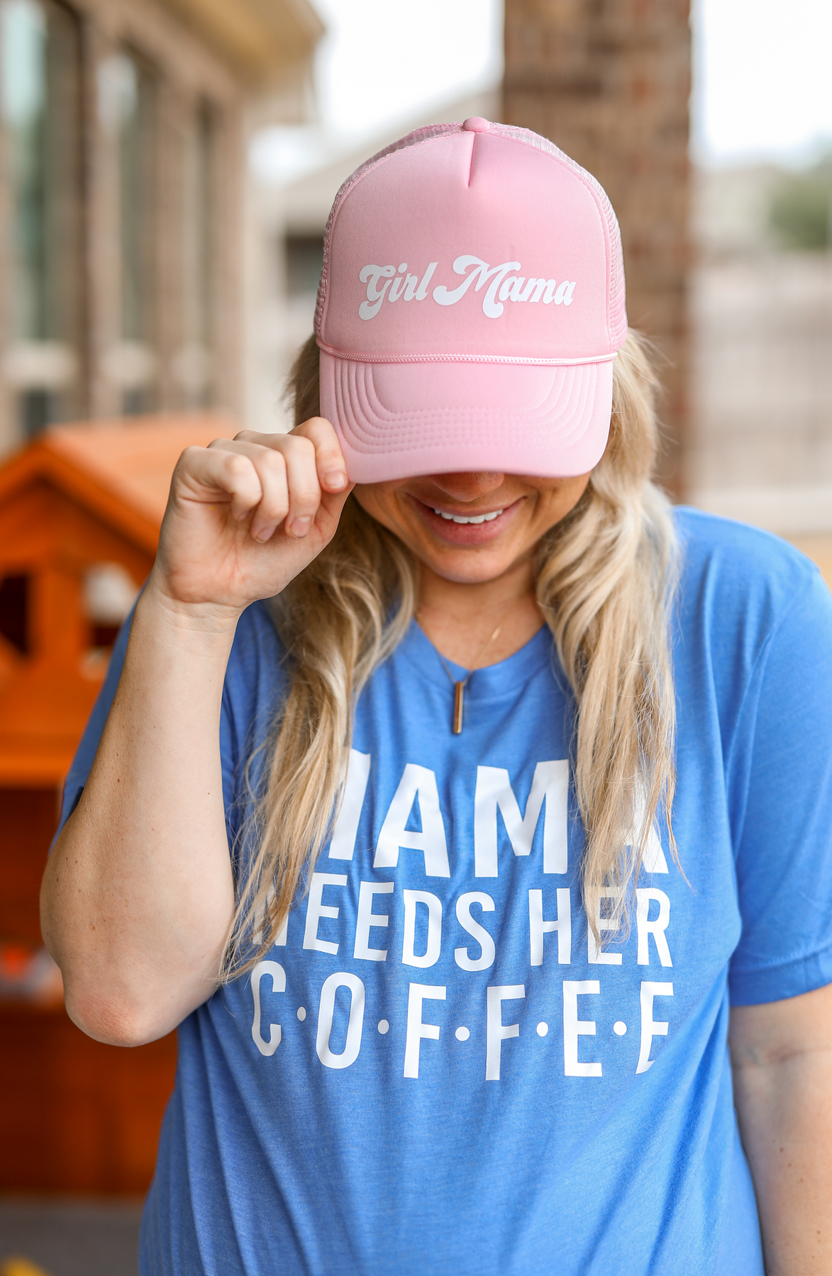 Trucker Hat Girl Mama Pink Jadelynn Brooke