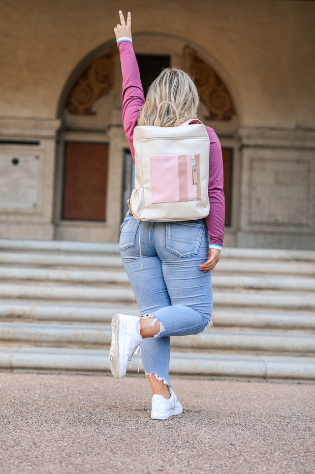 Backpack - Blaze (Cream/Mauve)