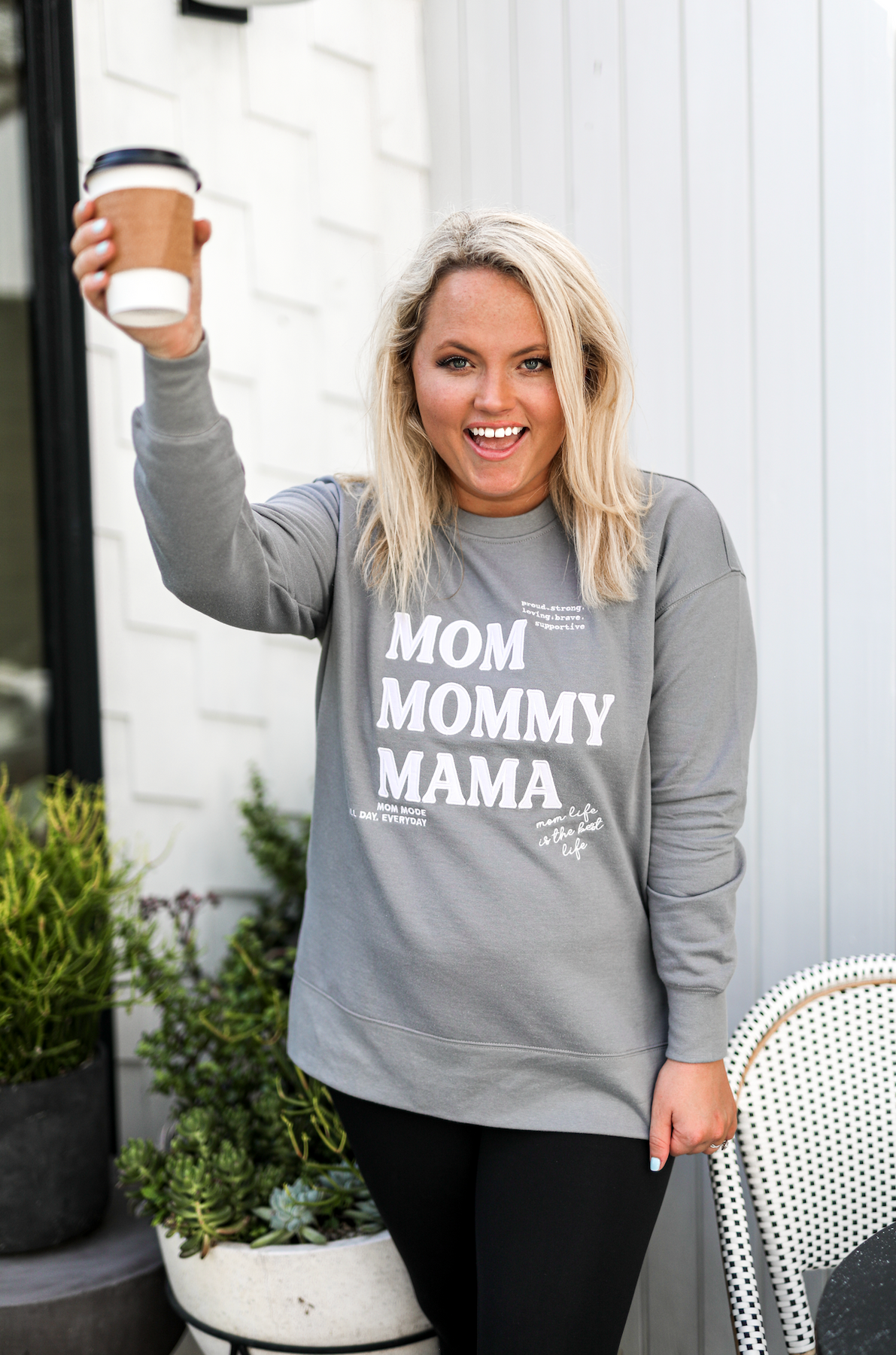 Grey mama deals sweatshirt