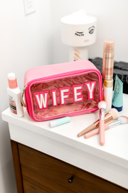 Cosmetic Bag (Pink) - Wifey