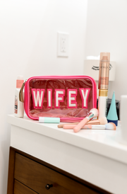 Cosmetic Bag (Pink) - Wifey