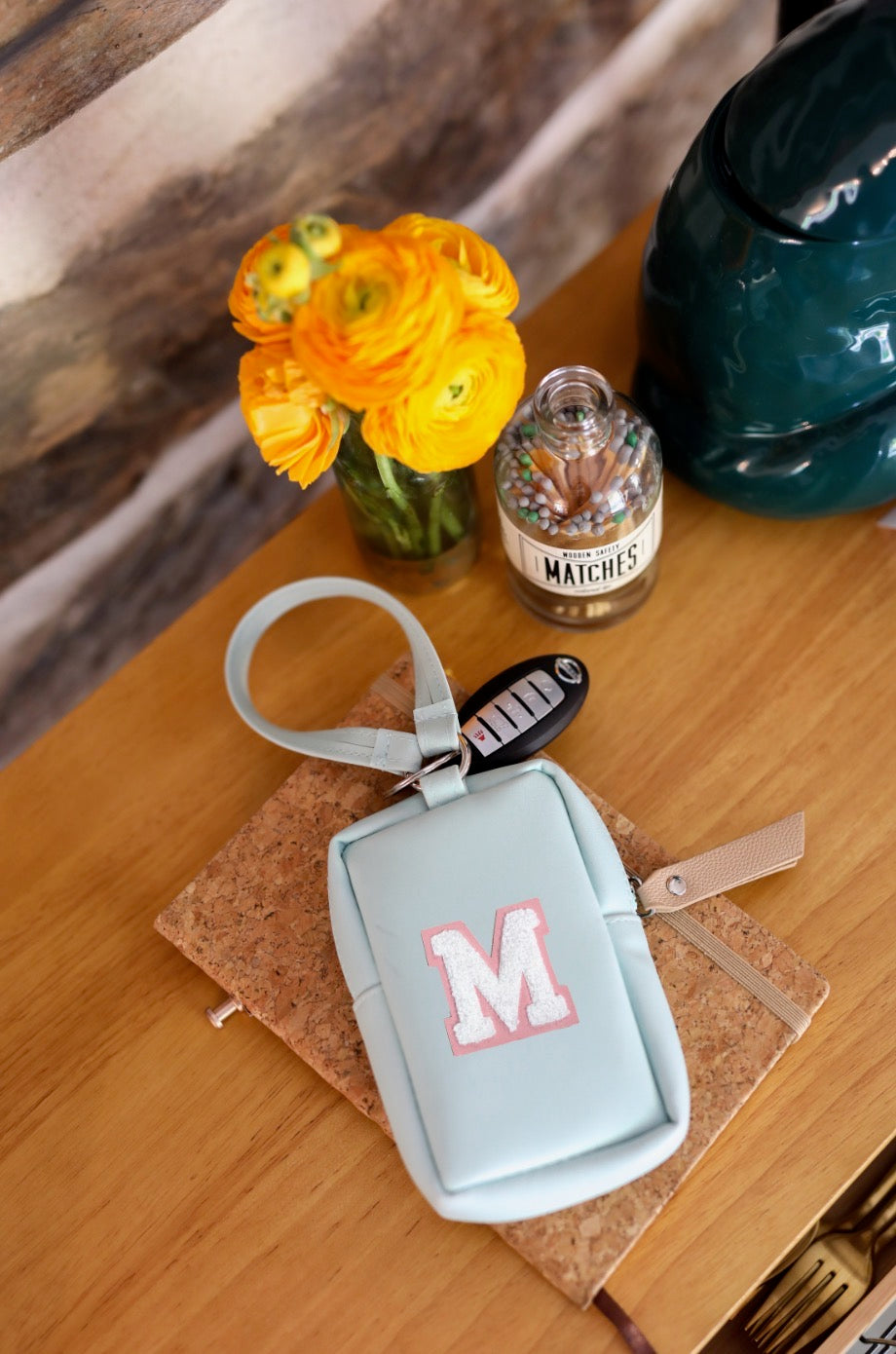 Custom Wristlet - (Mint)