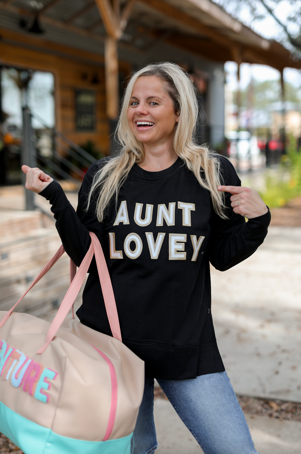 Custom black sweatshirt sales