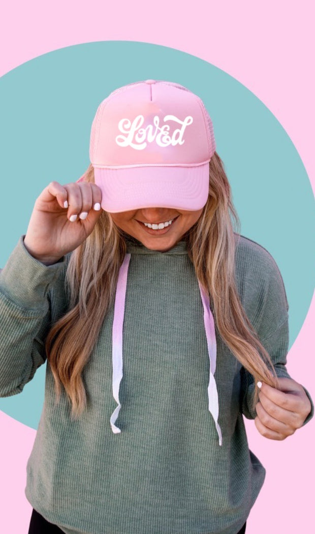 Trucker Hat - Loved (Pink)