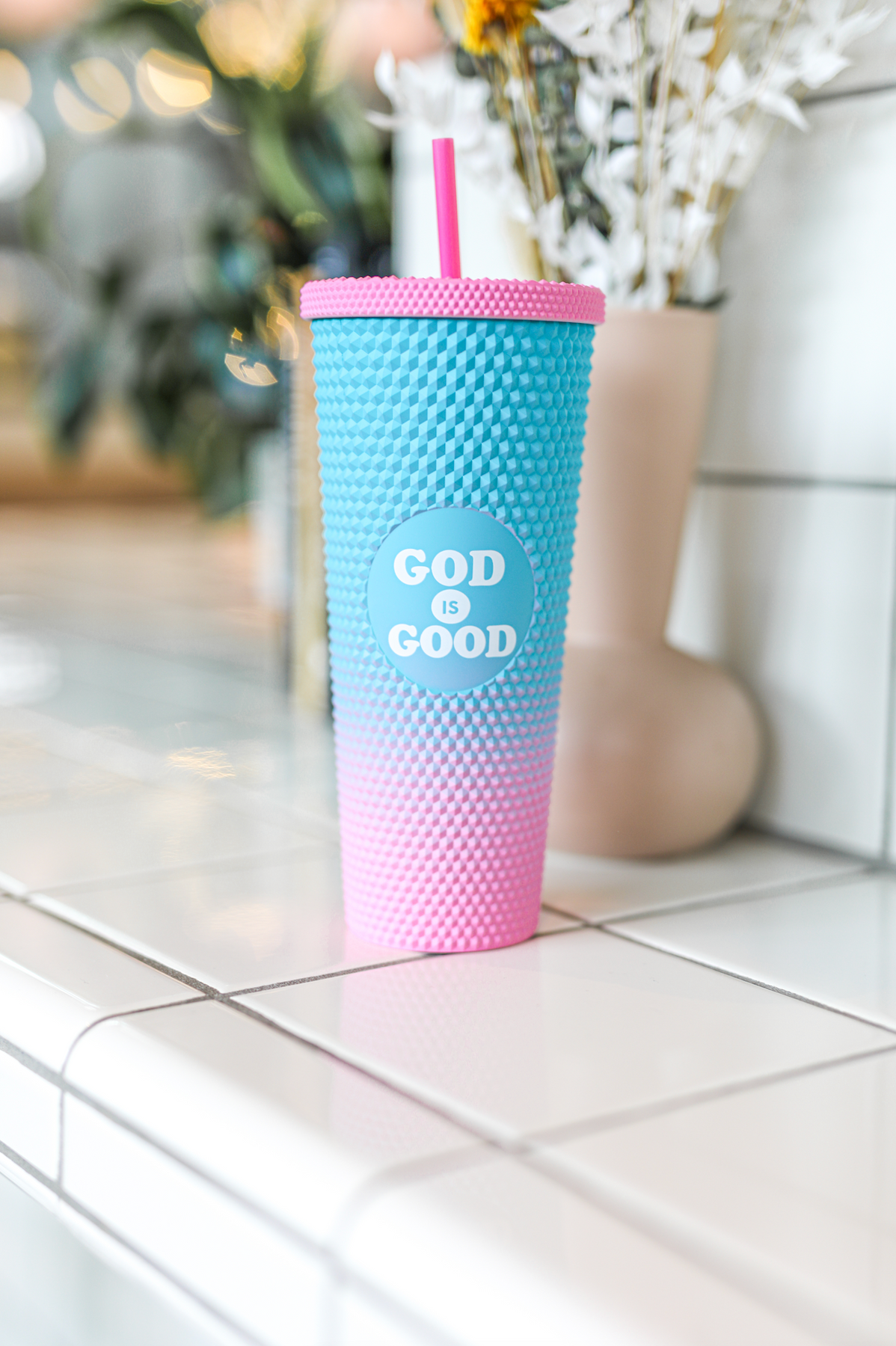 Iced Coffee Tumbler - Girl, God's Got This – Pink Creek