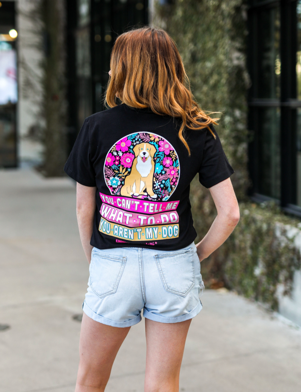 K&C - You Aren't My Dog (Black) - Short Sleeve / Crew