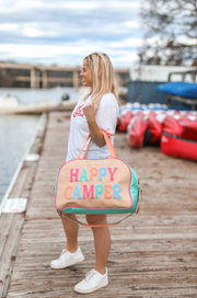 Duffle Bag Weekender - Happy Camper (Tan)