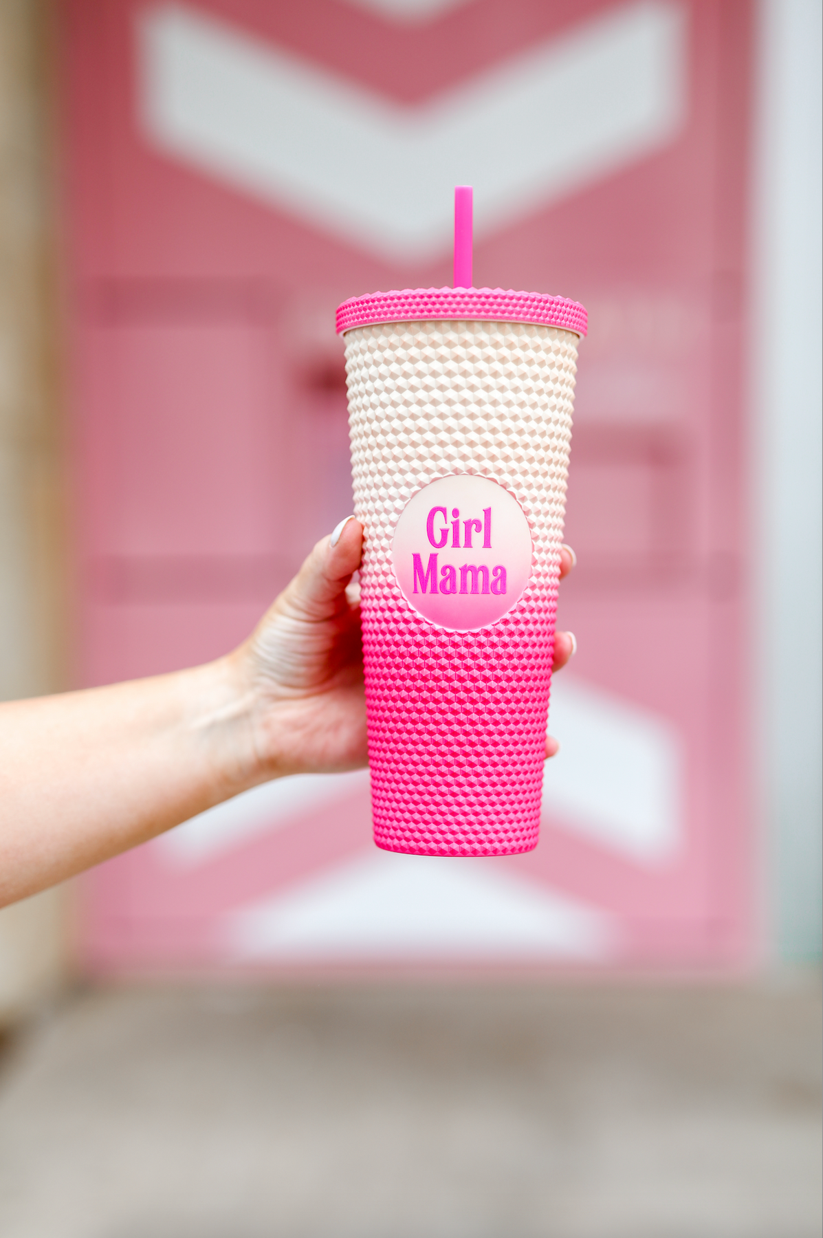 Textured Tumbler (Pink Gradient) - Girl Mama – Jadelynn Brooke®