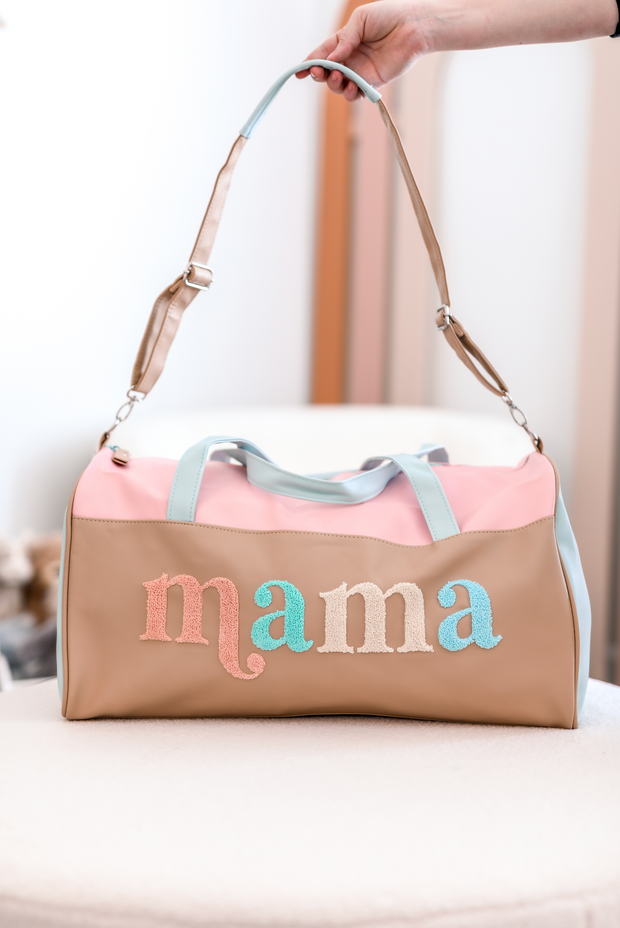 Duffle Bag (Modern Neutral) - Mama Travel – Jadelynn Brooke®