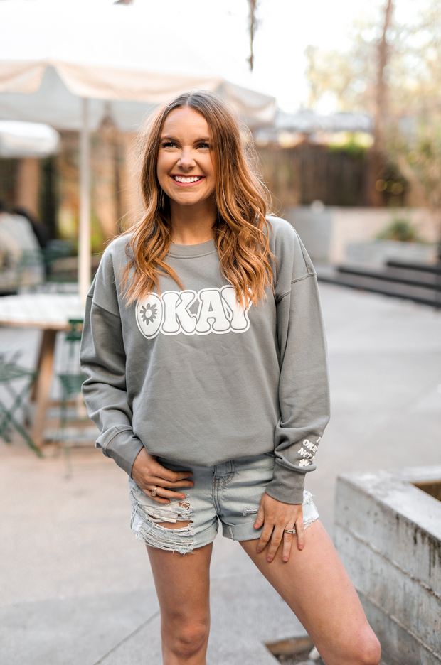 Oversized Printed Sweatshirt