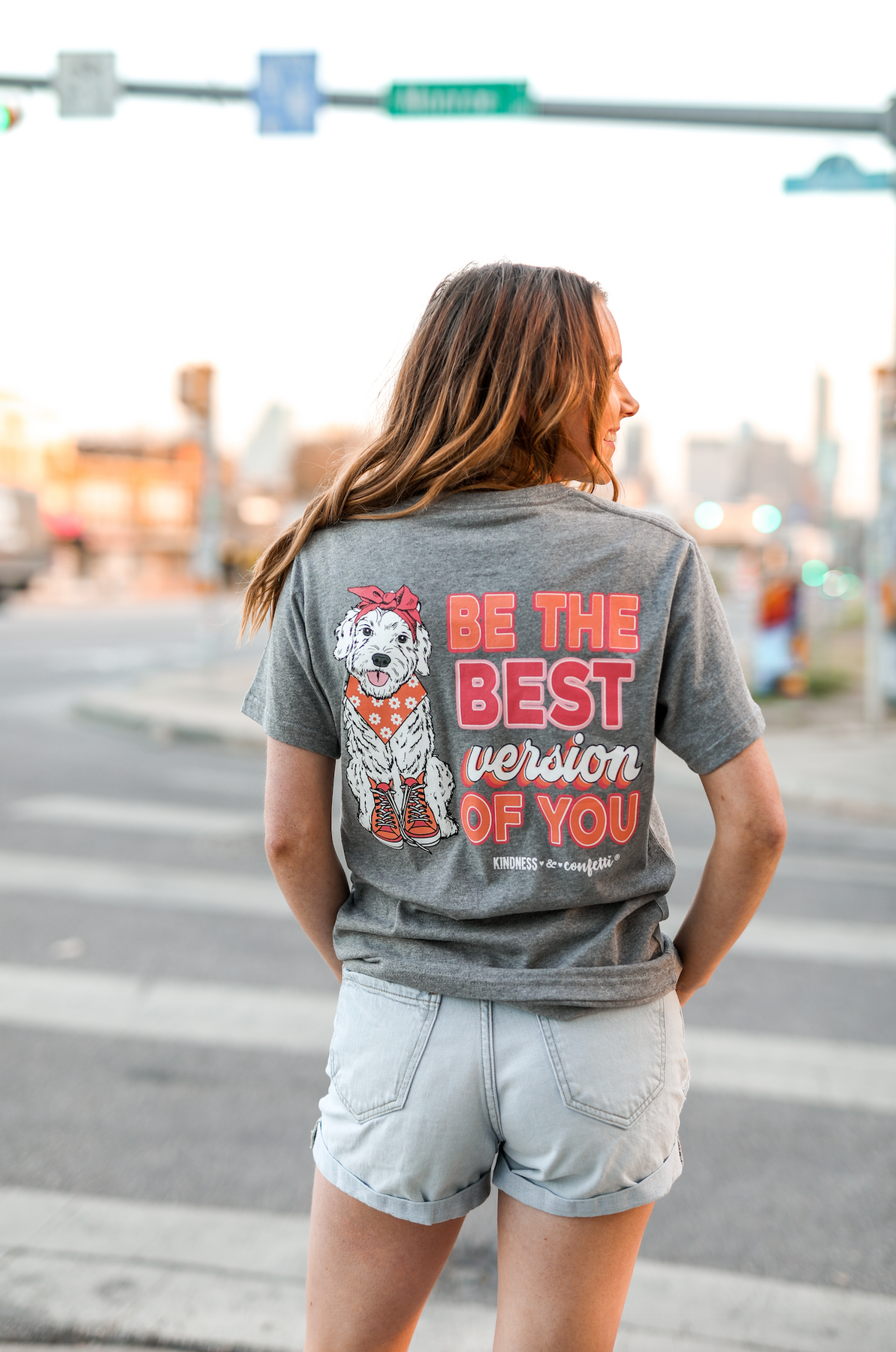 K&C - Be The Best Version Of You (Graphite Heather) - Short Sleeve / C –  Jadelynn Brooke®