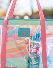 Iridescent Tote - Here Comes The Fun (Blue)