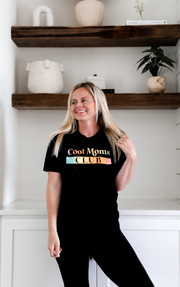 TSL - Cool Mom's Club (Black Fleck) - Short Sleeve / Crew