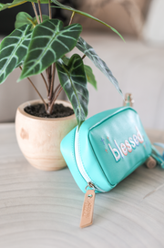 Tech Pouch (Mint) - Blessed