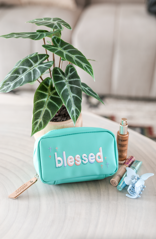 Tech Pouch (Mint) - Blessed