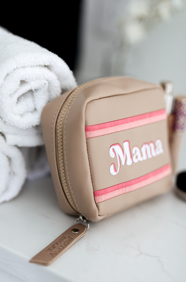 Travel Pouch (Tan) - Mama