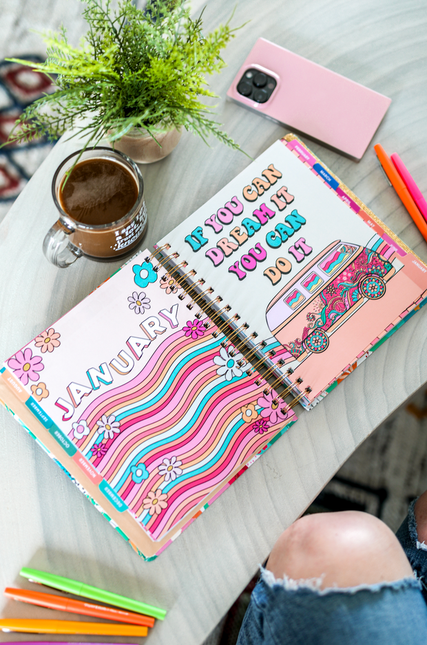 Planner (Multi Floral) - Good Things Are Coming