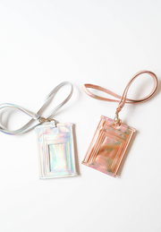 Lanyards & Attachable ID Holders (Rose Gold + Silver)