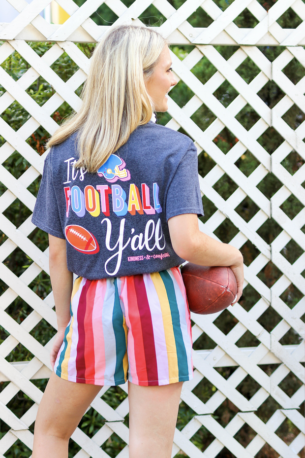 K&C - It's Football Y'All - Charcoal Heather