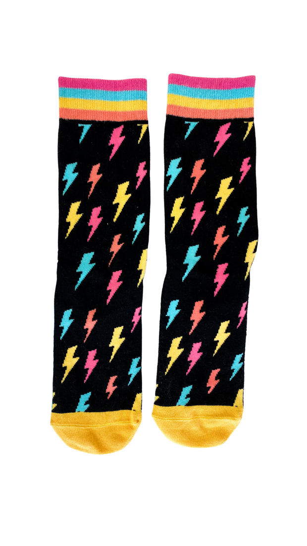 Socks - She Is Pow-Her-Ful (Black)