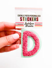 Chenille Alphabet Letter Stickers (A thru Z)