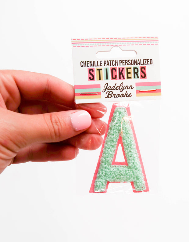 Chenille Alphabet Letter Stickers (A thru Z) – Jadelynn Brooke®